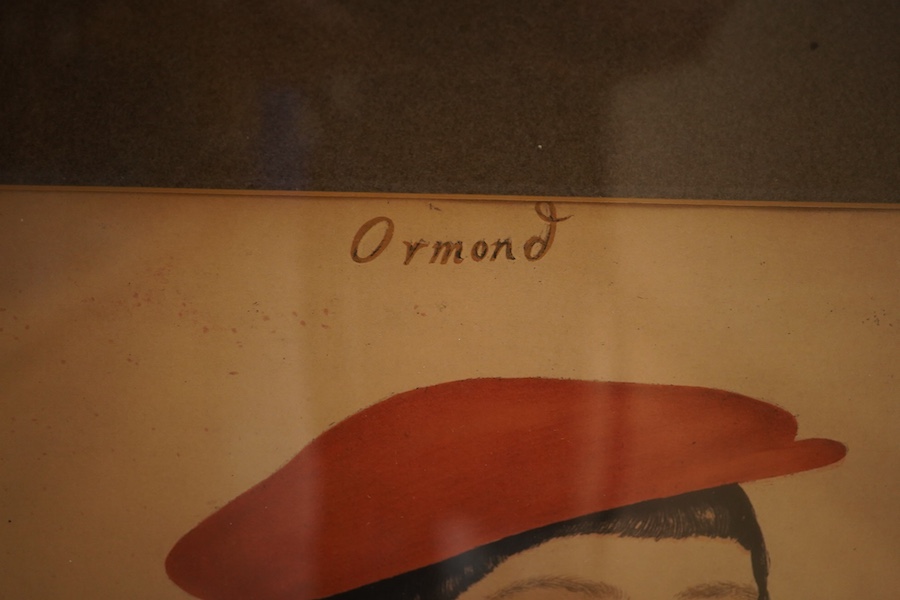 After Hans Holbein, colour print, 'Ormond', 40 x 28cm. Condition - fair